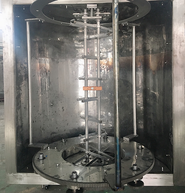Пластиковая декоративная машина для вакуумного покрытия хромированной металлизацией